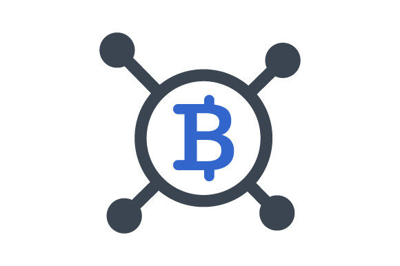 Bitcoin Network Icon Graphics and Icons
