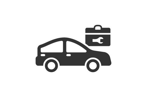 Car Toolbox Icon Graphics and Icons
