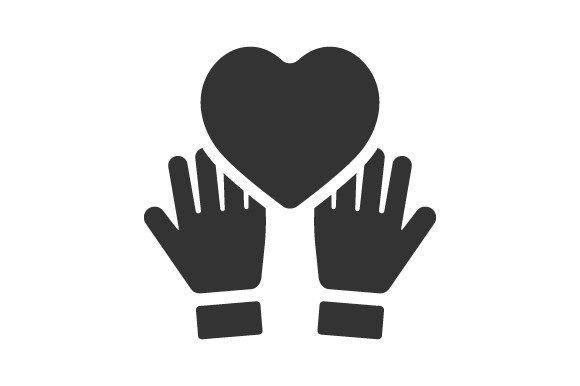 Charity Hand Icon Graphics and Icons