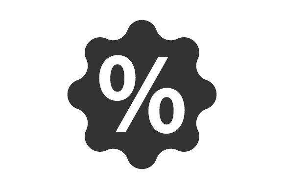 Discount Label Icon: Graphics and Icons for Branding
