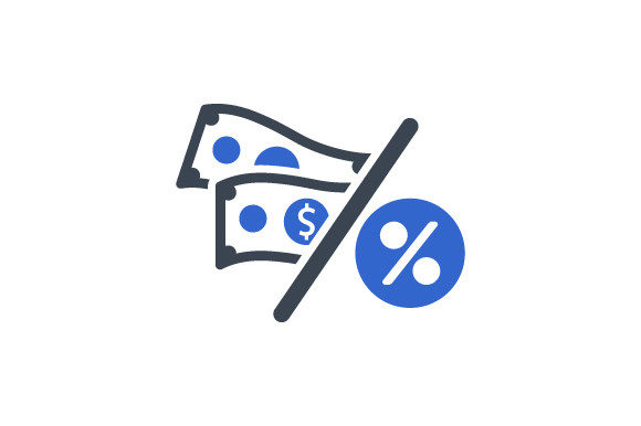 Discount Money Icon: Graphics and Icons for Local Business