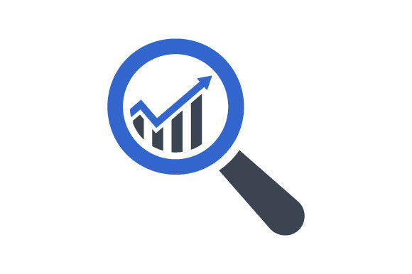Financial Analysis Icon: Graphics and Icons for Designers