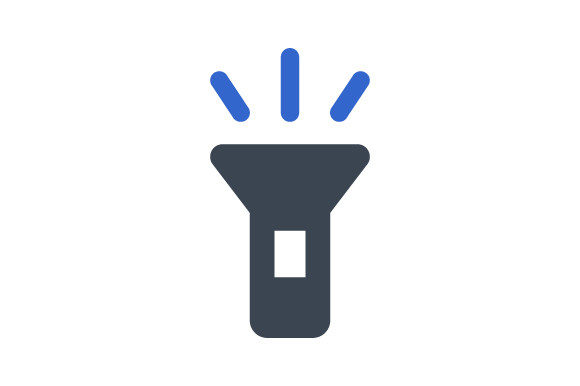 Flashlight, Light Icon: Graphics and Icons for Modern Design