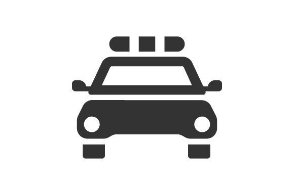 Police Car Icon: Graphics and Icons for Real Projects