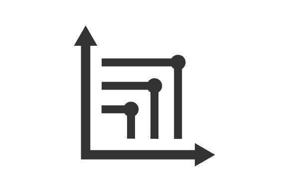 Profit Progress Graph Icon Graphics and Icons