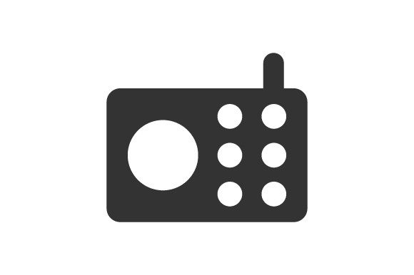 Radio Icon: Graphics and Icons for Digital Sellers