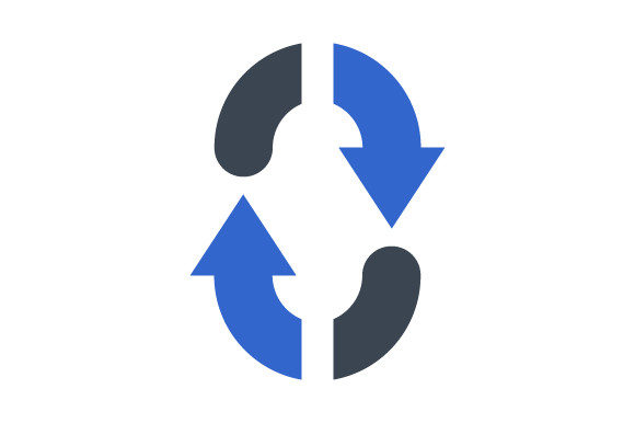 Repeat Up Down Icon Graphics and Icons