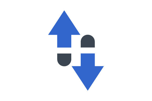 Reverse Up Down Arrow Icon: Graphics and Icons for Local Business