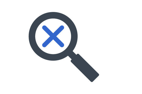 Wrong Analysis Icon: Graphics and Icons for Branding